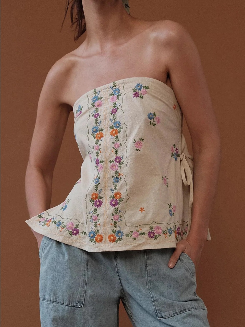 Free people Doily Days Tube Top - Picture 1 of 8